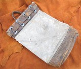 ANTIQUE CANVAS MONEY BAG from COLLECTING TEXAS – UNMARKED – POSSIBLE RAILWAY USE