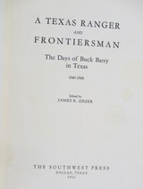 SET of 5 TEXAS RANGER THEMED BOOKS from COLLECTING TEXAS – FIRST EDITIONS – RARE AUTHOR SIGNATURE – LIMITED EDITION - 15 of 20