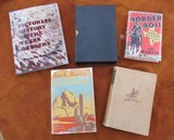 SET of 5 TEXAS RANGER THEMED BOOKS from COLLECTING TEXAS – FIRST EDITIONS – RARE AUTHOR SIGNATURE – LIMITED EDITION