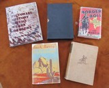 SET of 5 TEXAS RANGER THEMED BOOKS from COLLECTING TEXAS – FIRST EDITIONS – RARE AUTHOR SIGNATURE – LIMITED EDITION - 1 of 20