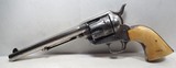 FINE WESTERN SHIPPED COLT S.A.A. 45 REVOLVER from COLLECTING TEXAS – SHIPPED 1881 – FACTORY LETTER INCLUDED – IVORY GRIPS - 1 of 18