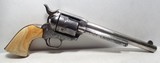 FINE WESTERN SHIPPED COLT S.A.A. 45 REVOLVER from COLLECTING TEXAS – SHIPPED 1881 – FACTORY LETTER INCLUDED – IVORY GRIPS - 5 of 18