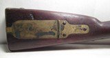 ANTIQUE U.S. MISSISSIPPI PERCUSSION RIFLE DATED 1853 from COLLECTING TEXAS – PROBABLE CUT DOWN to CONFEDERATE “BLANKED GUN” - 2 of 18