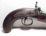 ANTIQUE PERCUSSION SINGLE-SHOT PISTOL from COLLECTING TEXAS – MARKED “PLAYFAIR” - 2 of 14