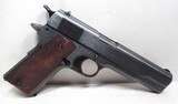 VERY RARE PRE-BLACK ARMY FINISH COLT MODEL 1911 .45 AUTO PISTOL from COLLECTING TEXAS – BEAUTIFUL BLUE FINISH – MADE 1918 - 5 of 18
