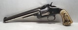 FINE ANTI QUE SMITH & WESSON MODEL 3 AMERICAN SECOND MODEL from COLLECTING TEXAS – IVORY GRIPS – FACTORY LETTER – MADE 1873
