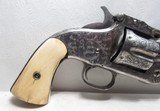 BEAUTIFUL ENGRAVED SMITH & WESSON MODEL 3 AMERICAN SECOND MODEL REVOLVER from COLLECTING TEXAS – CARVED IVORY GRIPS - 6 of 16