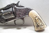 BEAUTIFUL ENGRAVED SMITH & WESSON MODEL 3 AMERICAN SECOND MODEL REVOLVER from COLLECTING TEXAS – CARVED IVORY GRIPS - 2 of 16