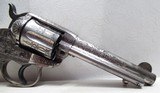 ANTIQUE FACTORY ENGRAVED COLT “THUNDERER” .41 CALIBER REVOLVER from COLLECTING TEXAS – FACTORY LETTER – IVORY GRIPS - 3 of 18