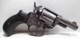 RARE ANTIQUE COLT 1877 “LIGHTNING” MODEL REVOLVER from COLLECTING TEXAS – 2 1/2” BARREL – MADE 1881 – ETCH PANEL