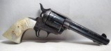 FINE ENGRAVED
2ND GEN. COLT S.A.A. 45 REVOLVER from COLLECTING TEXAS – FACTORY LETTER – SAGINAW, MICHIGAN SHIPPED