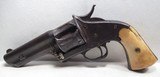 RELIC CONDITION MERWIN & HULBERT .44/40 REVOLVER from COLLECTING TEXAS – IVORY GRIPS – BLOWN OUT CYLINDER - 2 of 19