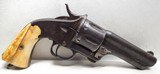 RELIC CONDITION MERWIN & HULBERT .44/40 REVOLVER from COLLECTING TEXAS – IVORY GRIPS – BLOWN OUT CYLINDER - 8 of 19