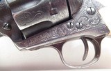 FACTORY ENGRAVED and AUSTIN, TX SHIPPED COLT S.A.A. REVOLVER from COLLECTING TEXAS – FACTORY LETTER – MADE 1906 – SHIPPED to WALTER TIPS - 6 of 18