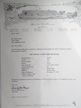 FACTORY ENGRAVED and AUSTIN, TX SHIPPED COLT S.A.A. REVOLVER from COLLECTING TEXAS – FACTORY LETTER – MADE 1906 – SHIPPED to WALTER TIPS - 18 of 18