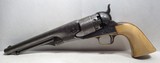 ANTIQUE FACTORY ENGRAVED COLT 1860 ARMY REVOLVER from COLLECTING TEXAS – IVORY GRIPS – MADE 1862 - 1 of 18