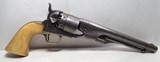 ANTIQUE FACTORY ENGRAVED COLT 1860 ARMY REVOLVER from COLLECTING TEXAS – IVORY GRIPS – MADE 1862 - 5 of 18