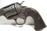 FACTORY ENGRAVED COLT BISLEY MODEL S.A.A. REVOLVER from COLLECTING TEXAS – SHIPPED to BEAUMONT, TEXAS in 1906 – FACTORY LETTER - 2 of 21