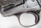 FACTORY ENGRAVED COLT BISLEY MODEL S.A.A. REVOLVER from COLLECTING TEXAS – SHIPPED to BEAUMONT, TEXAS in 1906 – FACTORY LETTER - 3 of 21