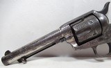 SUPER RARE L.D. NIMSCHKE ENGRAVED COLT .44 RIMFIRESINGLE ACTION ARMY REVOLVER from COLLECTING TEXAS – MADE 1877 - 4 of 20