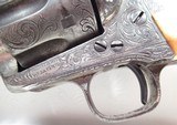 SUPER RARE L.D. NIMSCHKE ENGRAVED COLT .44 RIMFIRESINGLE ACTION ARMY REVOLVER from COLLECTING TEXAS – MADE 1877 - 3 of 20