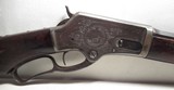 FACTORY ENGRAVED ANTIQUE MARLIN MODEL 1881 RIFLE from COLLECTING TEXAS – MADE 1887 - 3 of 22