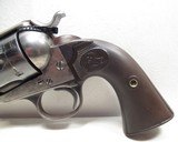 VERY HIGH CONDITION COLT S.A.A. BISLEY MODEL REVOLVER from COLLECTING TEXAS – ANTIQUE by CALIBER and DESIGN – MADE 1902 - 2 of 17