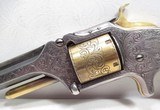 ANTIQUE SMITH & WESSON No.2 OLD ARMY REVOLVER from COLLECTING TEXAS – ENGRAVED, GOLD & SILVER PLATED – MADE 1861-1864 - 4 of 17