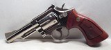 NEAR MINT CONDITION SMITH & WESSON MODEL 19-3 REVOLVER from COLLECTING TEXAS - .357 MAGNUM CALIBER
with NICKEL FINISH - 1 of 18