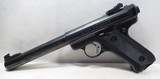 RUGER MKII GOVERNMENT TARGET MODEL PISTOL from COLLECTING TEXAS - .22 LR CALIBER – “BULL” BARREL - 1 of 14
