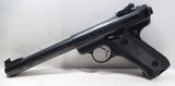 RUGER MKII GOVERNMENT TARGET MODEL PISTOL from COLLECTING TEXAS - .22 LR CALIBER – “BULL” BARREL