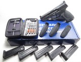 SMITH & WESSON M&P9 C.O.R.E. M2.0 MODEL PISTOL from COLLECTING TEXAS – NEW in BOX with 6 MAGAZINES, CLEANING KIT and ACCESSORIES