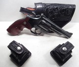 TEXAS RANGER OWNED SMITH & WESSON MODEL 19-5 REVOLVER with PRISON MADE HOLSTER and SPEED LOADERS from COLLECTING TEXAS