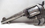 ANTIQUE FACTORY ENGRAVED COLT “THUNDERER” .41 CALIBER REVOLVER from COLLECTING TEXAS – FACTORY LETTER – IVORY GRIPS - 7 of 18