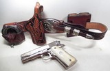 TEXAS RANGER OWNED COLT COMBAT COMMANDER .45 from COLLECTING TEXAS – DAVID WADE HARRIS ENGRAVED – RIG INCLUDED - 1 of 22