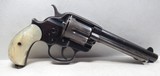 FINE ANTIQUE COLT MODEL 1878 REVOLVER from COLLECTING TEXAS – ORIGINAL MOTHER of PEARL GRIPS – MADE 1897 - 5 of 15