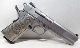 TEXAS RANGER DOCUMENTED SMITH & WESSON MODEL 1911 .45 AUTO PISTOL from COLLECTING TEXAS – CUSTOM SILVER MADE GRIPS - 5 of 17