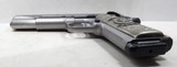 TEXAS RANGER DOCUMENTED SMITH & WESSON MODEL 1911 .45 AUTO PISTOL from COLLECTING TEXAS – CUSTOM SILVER MADE GRIPS - 13 of 17