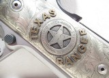 TEXAS RANGER DOCUMENTED SMITH & WESSON MODEL 1911 .45 AUTO PISTOL from COLLECTING TEXAS – CUSTOM SILVER MADE GRIPS - 3 of 17