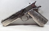 TEXAS RANGER DOCUMENTED – COLT SERIES 70 – MODEL 1911 PISTOL from COLLECTING TEXAS – MFG. 1978 – ENGRAVED - 1 of 18