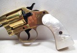 ANTIQUE COLT D.A. 32 PRESENTATION REVOLVER from COLLECTING TEXAS – NAVY CROSS RECIPIENT – GOLD PLATED - 6 of 20