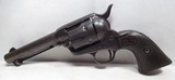 RARE 123 YEAR-OLD COLT S.A.A. 32-20 REVOLVER from COLLECTING TEXAS – SOLD to BUFFALO TRADING CO. of BUFFALO, TEXAS in 1900 – FACTORY LETTER