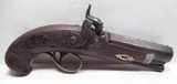 AMERICAN PERCUSSION DERINGER PISTOL from COLLECTING TEXAS – CIRCA 1830’s – 1850’s