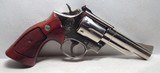 NEAR MINT CONDITION SMITH & WESSON MODEL 19-3 REVOLVER from COLLECTING TEXAS - .357 MAGNUM CALIBER
with NICKEL FINISH - 4 of 18