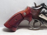 NEAR MINT CONDITION SMITH & WESSON MODEL 19-3 REVOLVER from COLLECTING TEXAS - .357 MAGNUM CALIBER
with NICKEL FINISH - 5 of 18