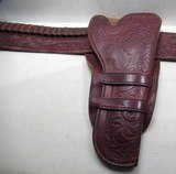 H.H. HEISER BELT with DOUBLE-LOOP HOLSTER from COLLECTING TEXAS – 5 1/2” COLT S.A.A. REVOLVER in .41 COLT CALIBER - 2 of 9