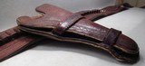 ANTIQUE SPOTTED BELT and HOLSTER from COLLECTING TEXAS - .45 COLT CALIBER – 4 3/4” COLT S.A.A. REVOLVER - 5 of 10