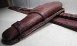 ANTIQUE SPOTTED BELT and HOLSTER from COLLECTING TEXAS - .45 COLT CALIBER – 4 3/4” COLT S.A.A. REVOLVER - 6 of 10