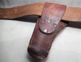 ANTIQUE SPOTTED BELT and HOLSTER from COLLECTING TEXAS - .45 COLT CALIBER – 4 3/4” COLT S.A.A. REVOLVER - 10 of 10