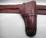 ANTIQUE SPOTTED BELT and HOLSTER from COLLECTING TEXAS - .45 COLT CALIBER – 4 3/4” COLT S.A.A. REVOLVER - 2 of 10